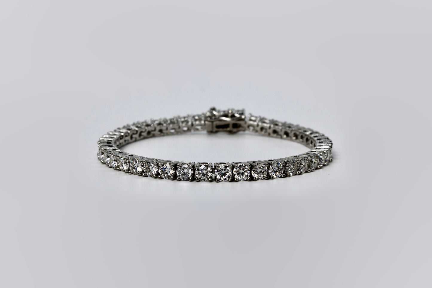 Silver Moissanite Tennis Bracelet