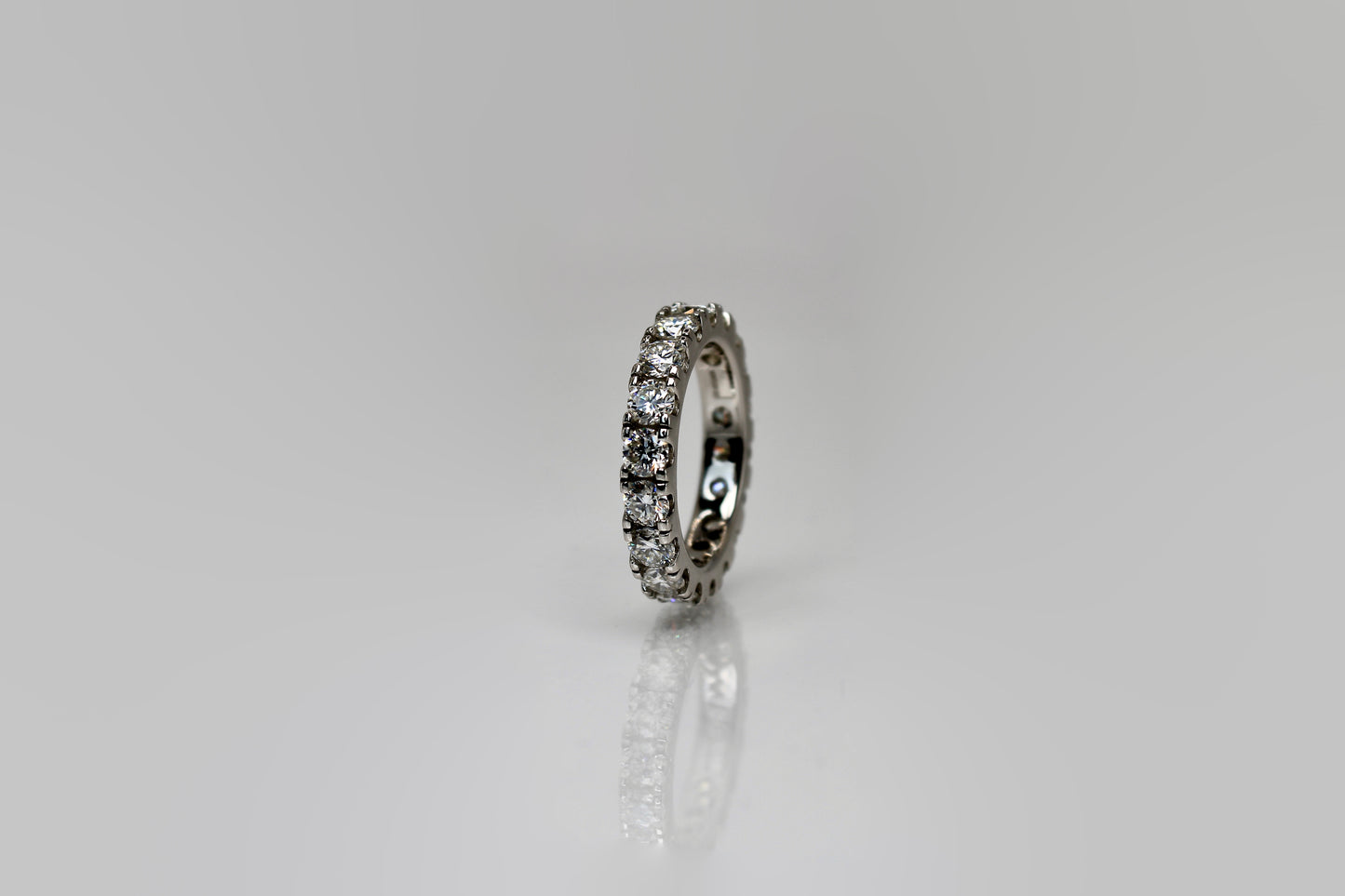 Moissanite Eternity Ring 3.5mm