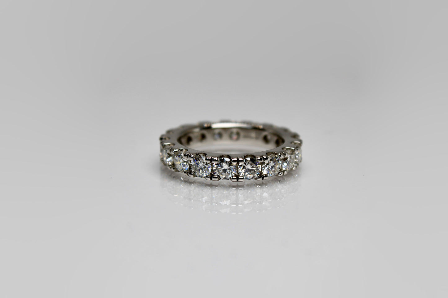 Moissanite Eternity Ring 3.5mm