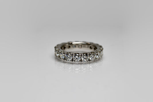 Moissanite Eternity Ring 3.5mm