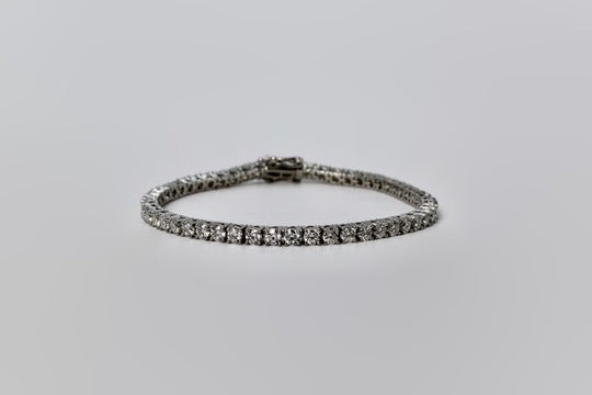 Silver Moissanite Tennis Bracelet
