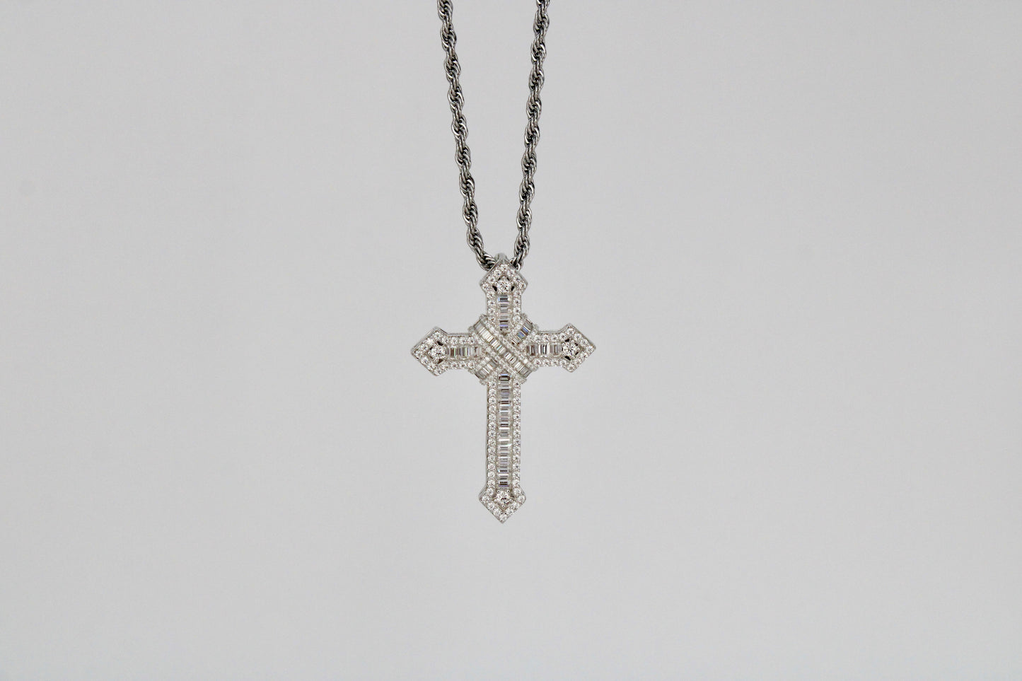 Wrapped Cross Pendant