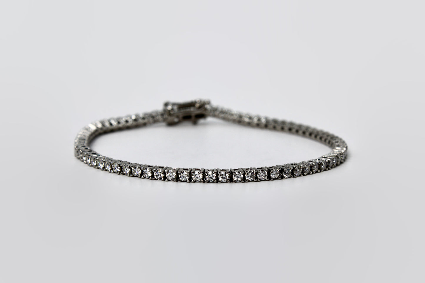 Silver Moissanite Tennis Bracelet