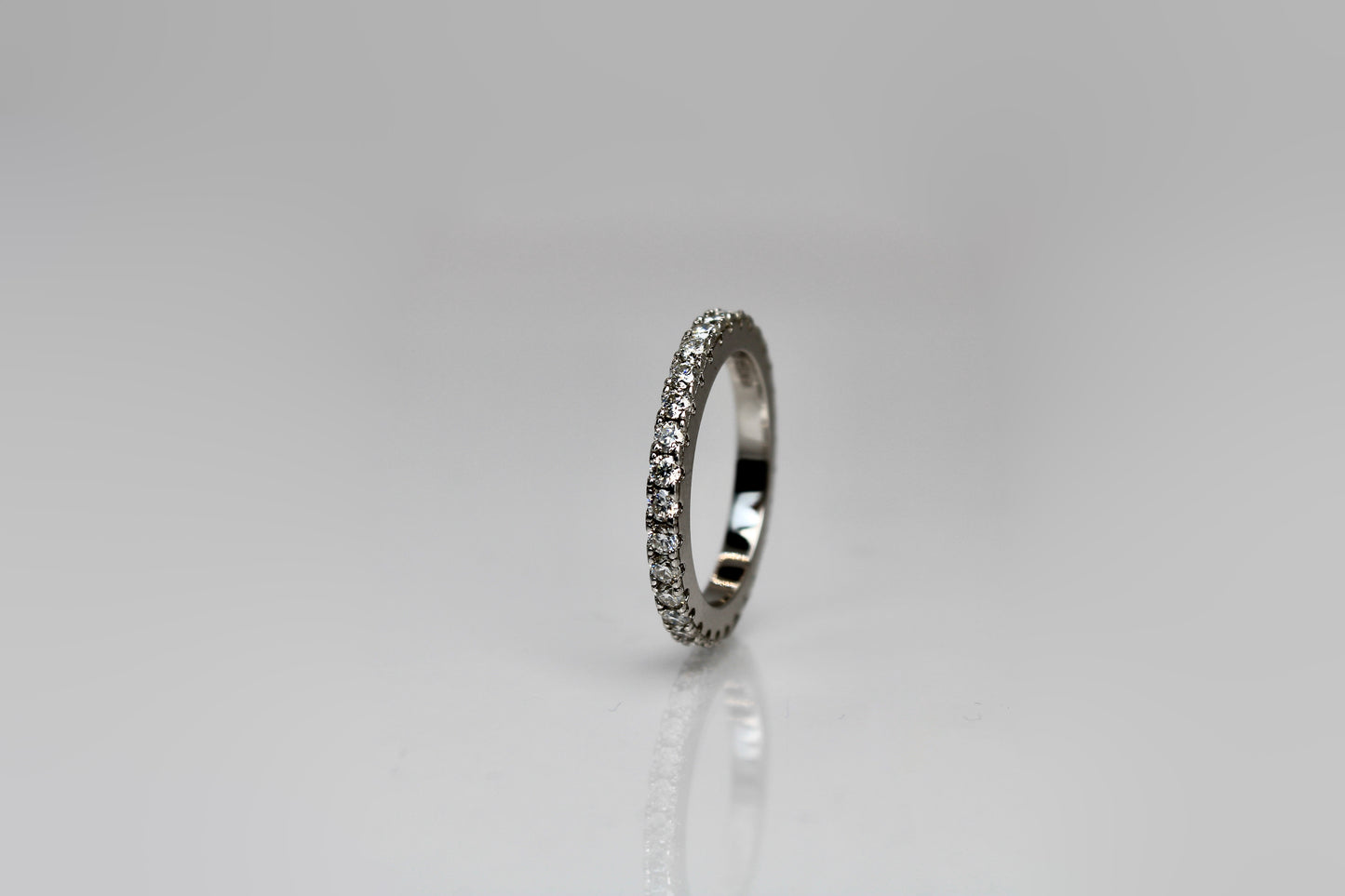 Moissanite Eternity Ring 2mm