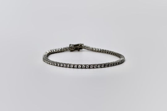 Silver Moissanite Tennis Bracelet
