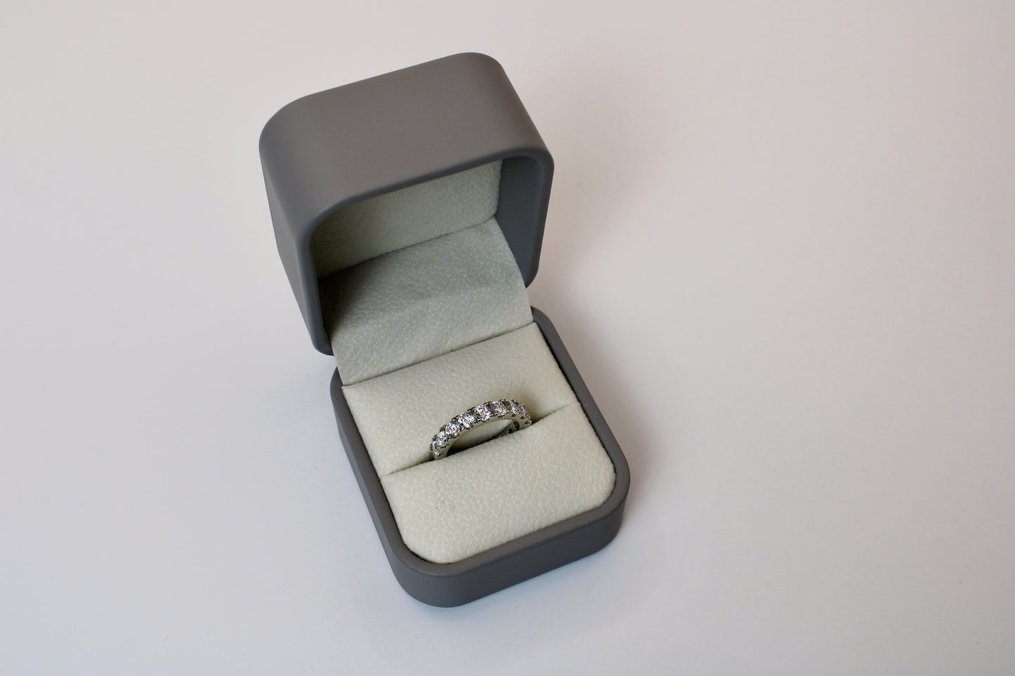 Moissanite Eternity Ring 3.5mm