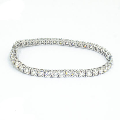 Silver Moissanite Tennis Bracelet