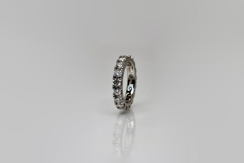 Moissanite Eternity Ring 3.5mm