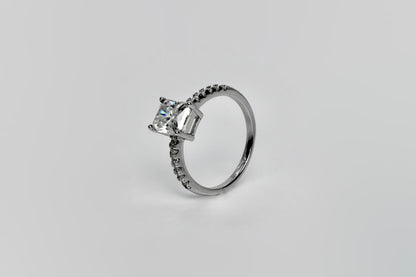 Moissanite Radiant Cut Ring