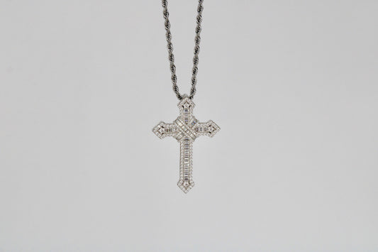 Wrapped Cross Pendant