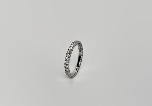 Moissanite Eternity Ring 2mm