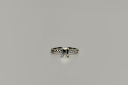 Moissanite Emerald Cut Ring