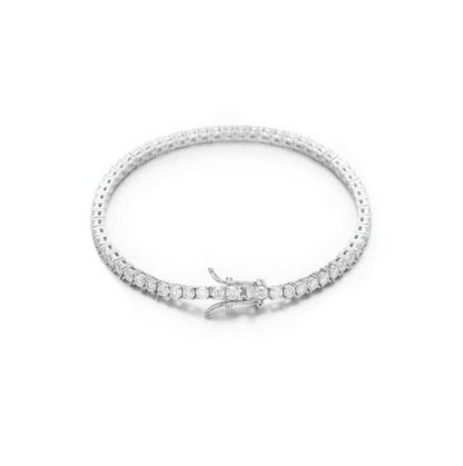 Silver Moissanite Tennis Bracelet