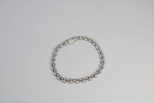 Moissanite Coffee Bean Bracelet