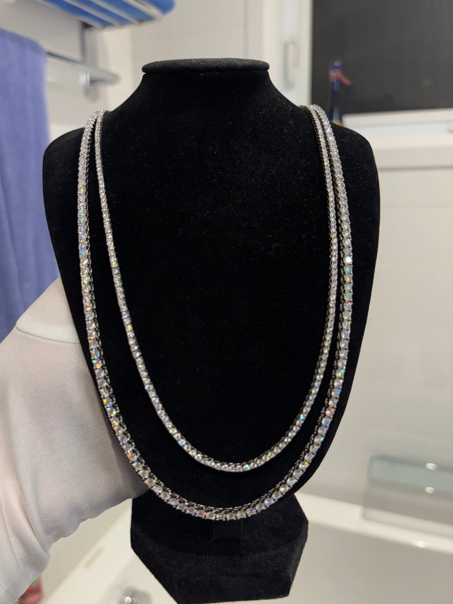 Moissanite Tennis Chain