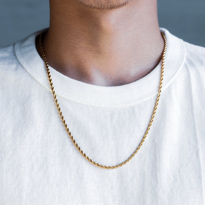 Gold Twisted Rope Chain