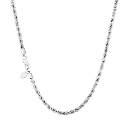 Silver Twisted Rope Chain