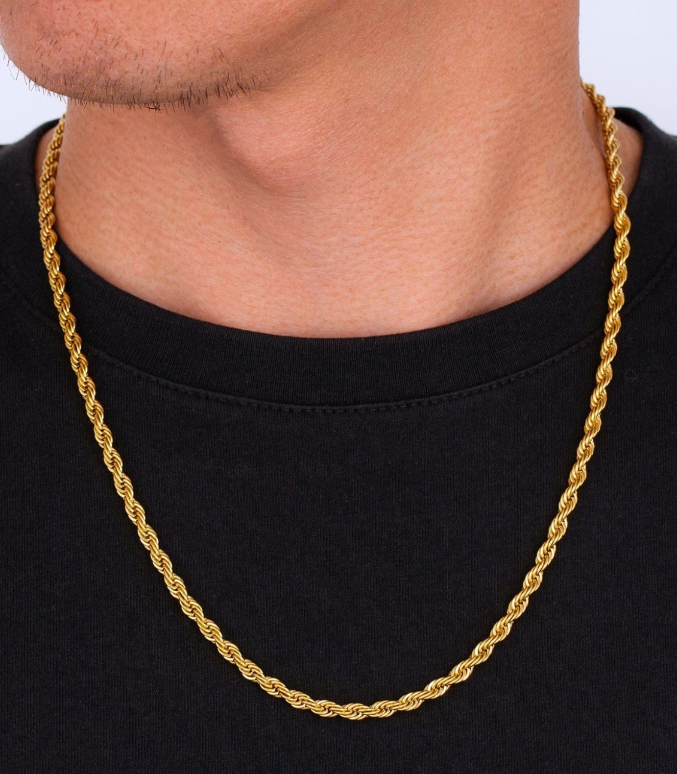 Gold Twisted Rope Chain