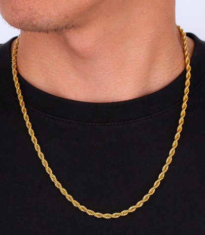 Gold Twisted Rope Chain