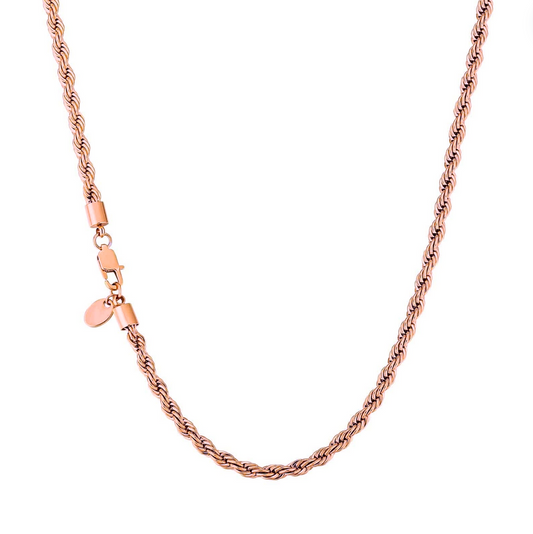 Rose Gold Twisted Rope Chain